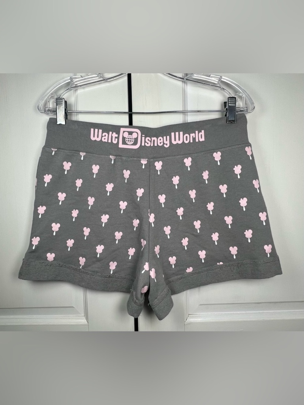 Disney Mickey’s Premium Ice Cream Bar Gray Shorts Never Worn Size Medium - Picture 2 of 6